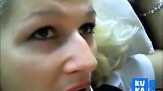 blonde bride maid get hot warm cum nutting in her mouth