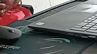 Step-brother Sucked My Boobs During Online Interview