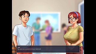 Tom's summertime adventures with big titty girls in a hilarious erotic journey