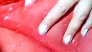 Asian MILF Teases on Webcam in Panties