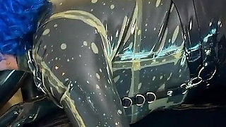 Latex Bag Mistressae & Miss Lilly Edging Threesome