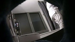 aussie Stepmom peeked in the bathroom