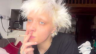 3 New Smoking Videos Topless
