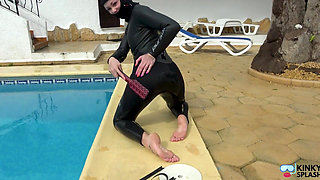 Neoprene Spanking Paddle & Pussy Flogging