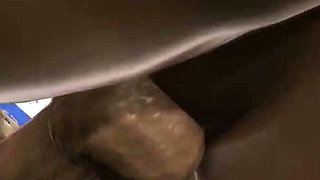 Gamer Boy. Girl Swallows Big Black Cock in the Toilet While Her Boyfriend Waits Outside Playing Console. Emptie41