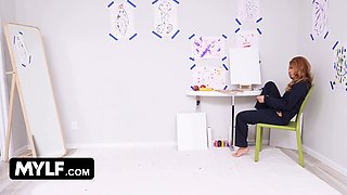 She'll make sure her bare model's pecker is indeed hard ~ free-for-all full mylf vignette