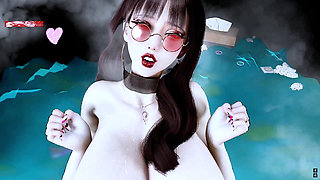 Pixel Priestess with Forbidden Charm - 3D Animation Hentai