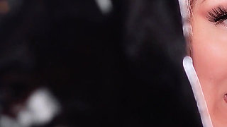 Compilation of ASMR videos: latex rubber and medical gloves (Arya Grander)