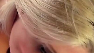 I fuck sexy blonde on the set