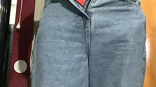 She came home, she's really turned on by my erect nipples, she's caressing me!