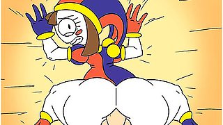 Ponmi Doggystyle Fucked (digital Circus) (no Sound) - Car Toon