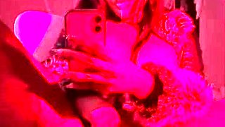 Cute curly brunette solo webcam masturbation