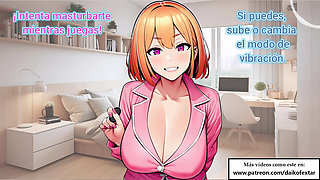 Spanish audio JOI - Watch out! For gamers who love anal, don't miss this perverse JOI.