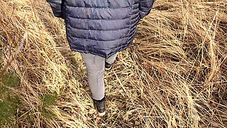 Naked Tits on the Industrial Plant