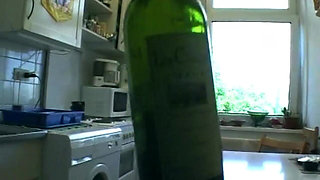Blonde Amateur Deepthroats Cock Then Bottles Pussy