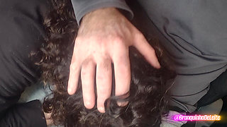 Car Handjob Deal Turns Into a Blowjob - Married Hotwife Can't Oppose and Takes His Load in Her Mouth