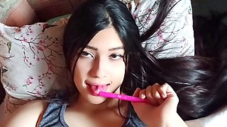 Onanism, 18 year old latina, lezzie