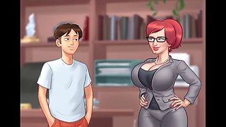 Summer saga with huge boobs and wild anime fantasies