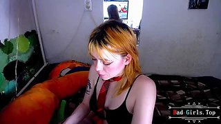 Booty and busty slim hot cute blonde teen cam solo