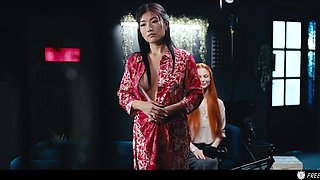 Dolly and Sofia Unravel Sapphic Passion in Podcast Mishap