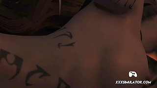 3D Hottie Melts From Oral to Deep Vaginal in a Fantasy of Lust