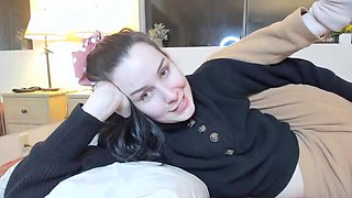 Curly Blonde Teen Records Solo Dildo Masturbation More at