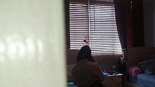 Horny Asian Student Masturbates After School