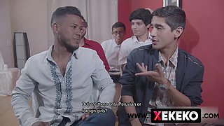 Horny Milf Teacher Fulfills Her Fantasy Of Fucking Her Students In Class - Aiden Ashley