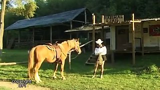 Cowgirls Gets A Hard Spanking Lesson