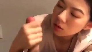 Chinese nurse gives bj