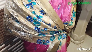 Horny Desi Housewife Priya Bhabhi Used by Dewar in Bathroom