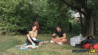 Mommy4k. sumptuous brunette milf Valentina Sierra is having a hard porn with her offspring’s bf in public
