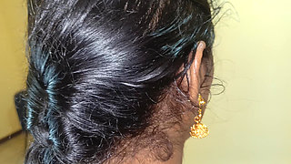 Green colour saree aunty hot romance viral video