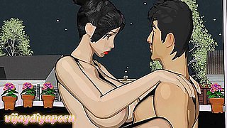 Aunty Her Ass In The Roof