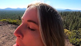 Public Blowjob on a Mountain Top