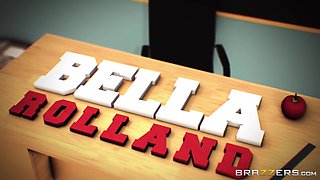 Old Man On Campus With Steve Holmes, Bella Rolland - Brazzers