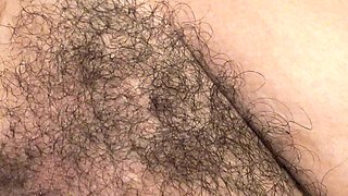 A Turkish muslim wife is NOT SCARED to show her hairy wet pussty to her stepson