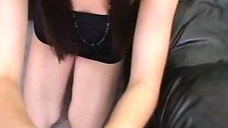Cute brunette teen ho Natalie Monroe facialed by big cock