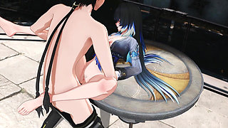 Wuthering Waves - Yangyang and Rover Intimate Sex Scene - 3D Hentai Animation
