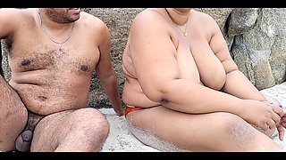 Nudist Beach, I'm Showing Myself off to Everyone