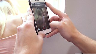 Lucky stepbro fucks stuck teen stepsis