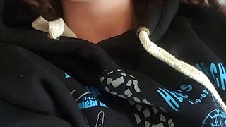 Amateur brunette chick toying her ass and pussy on webcam