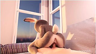 Judy Hopps Riding Your Cock With Car Toon