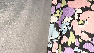 Big-assed Woman Touches a Stranger's Erect Penis. Flash Dick!!
