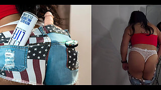 Lisa Is a Naughty Wife Who Can't Stop Teasing Her Hubby's Friends and Sucking Cock. (latina, BJ, Cheating, Teasing, Spanking