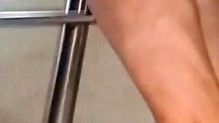 Foot Fetish My Stepmom Models Them in the Hotel Pool