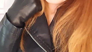 CFNM Leather Clad MILF JOI with Count Down