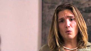 My lezzie step-mom bang me for payback her gf