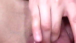 Big Vagina Peeing on a Big Dildo