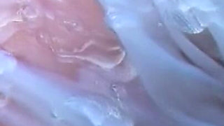 Blonde Poolside Footjob and Wet Tease